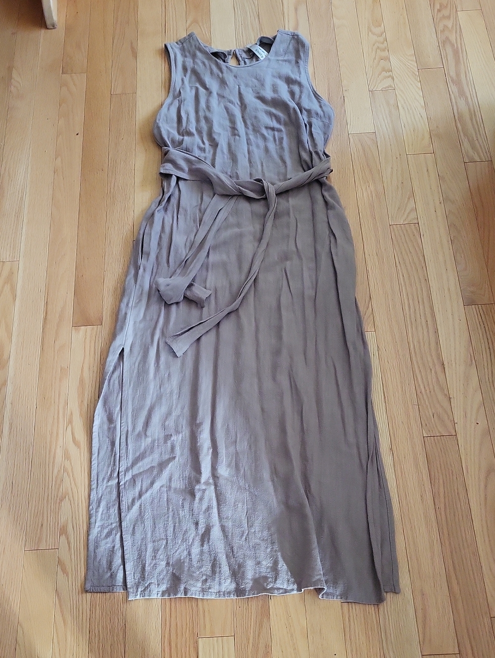 EUC Linen Blend Dress In L